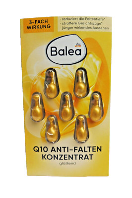 Balea Q10 Anti- Falten Konzentrat 7 Kapseln mit 3-fach Wirkung - Glättend