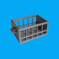 Playmobil - Lattice Box Transport Crate Box Crate - Stackable - Silver Grey
