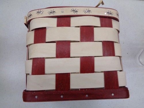 Combo de utensilio Longaberger Summertime Celebrations rojo blanco a cuadros HORMIGAS - Imagen 6 de 7