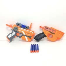 NERF GUN Lot Firestrike Elite  Doomlands Single Shot  Longstrike Scope Incomp.