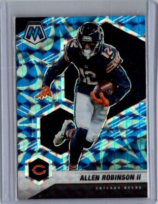 2021 Panini Mosaic #40 Allen Robinson II Prizm Reactive Blue