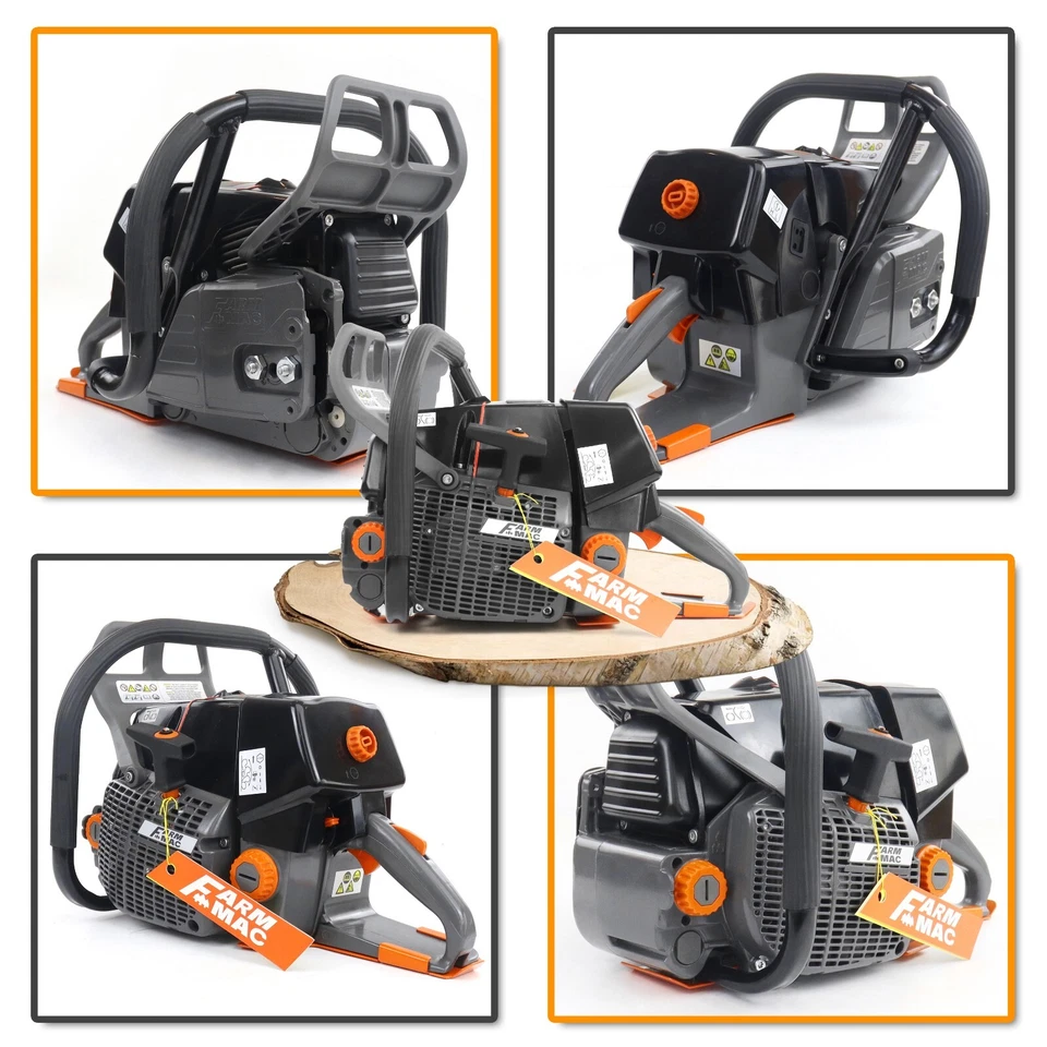 92cc Gasoline Chainsaw Power Head Compatible with MS660 G661 066 Cut Tree Wood - Image 4 of 4