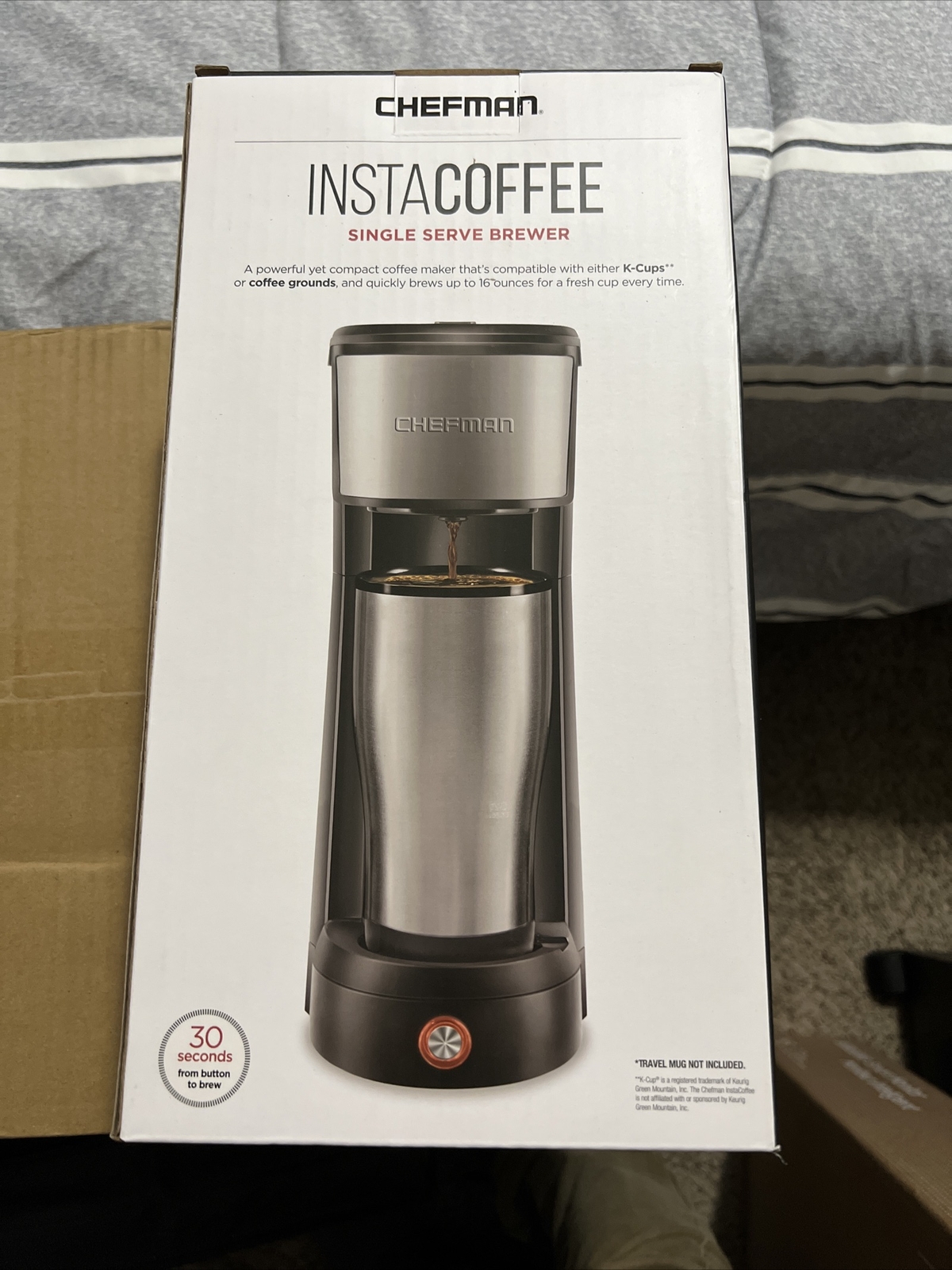 Chefman RJ14-UB InstaCoffee Single 