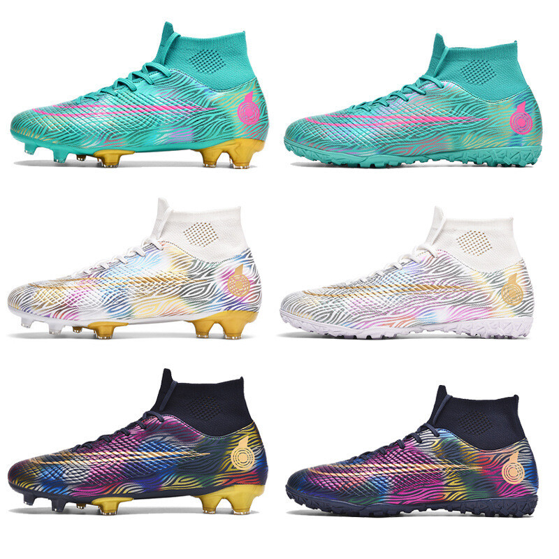 Hombres Junior Niño Botas de Fútbol Ag/tf Fútbol Entrenamiento Zapatos Tenis Talla 3.5-11