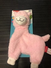Playtex baby huggable toy with rattle and crinkle sounds pink new