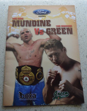 ANTHONY MUNDINE VS DANNY GREEN RARE OFFICIAL 2006 FULL COLOUR BOXING PROGRAMME!