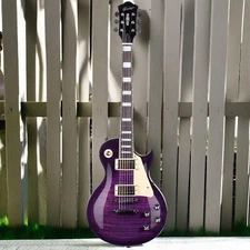 LPYS-006 6-String Electric Guitar, Solid Body, Right-Handed Purple