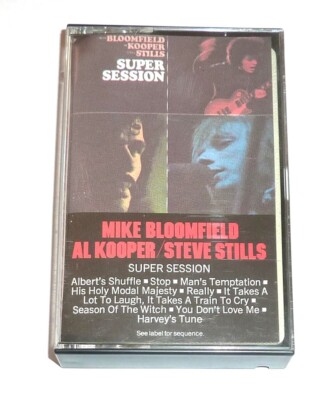 CASSETTE TAPE by BLOOMFIELD, KOOPER, STILLS ''SUPER SESSION'' (REISSUE) ROCK
