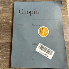 Chopin Nocturnes Sheet Music Piano Solo Book NEW 051480185