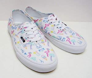 Vans Authentic Neon Lights Tropical True White VN0004MLJP0 Women's Size: 5.5 | eBay