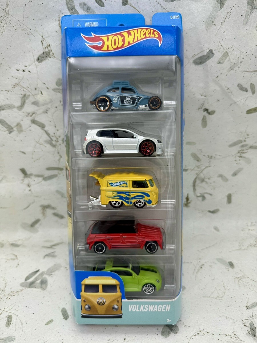 Hot Wheels 2015 Volkswagen 5 Pack Gift set DJD20 1/64 Scale New