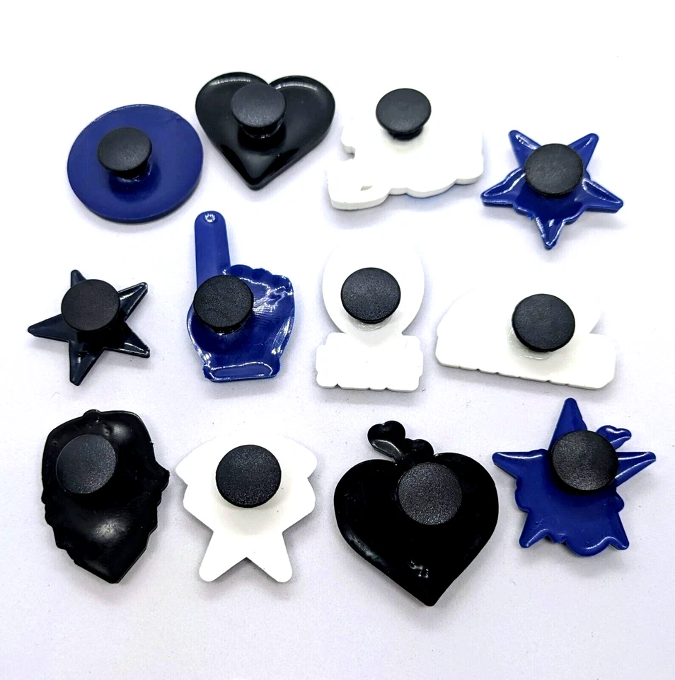 DIJES ZAPATOS DALLAS COWBOYS (12 piezas) Fútbol Único Regalo Accesorios Conjunto Lote Foto 4 de 4
