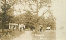 C-1910 Simcoes Grove RPPC Photo Postcard Resort Cabins 22-8565