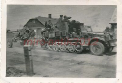 Foto, Wk2 Polen, Aufmarsch a.d.russ. Grenze, Halbkette m.Protze3, 1941, 5026-725