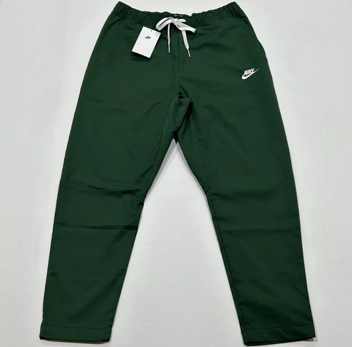 Nike Club Woven Tapered Leg Pants Fir Green DX0623-323 Men's Nike Club Woven Tapered Leg Pants Fir Green DX0623-323 Men's