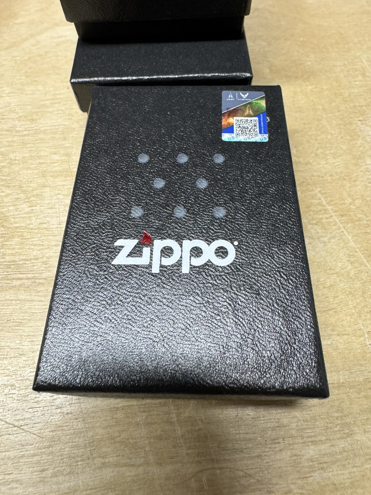 Zippo US Air Force White Logo on Blue Lighter - 239 - New