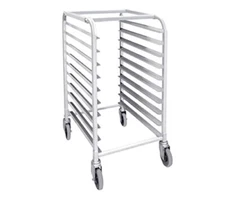 Commercial 10-Tier Bun Pan Rack Sheet Rack w/ 2 Brake Wheels NSF Bakery Cart