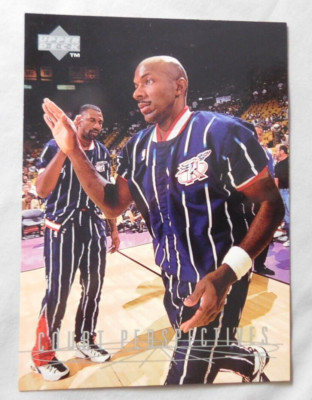 1997 Upper Deck Court Perspectives Jumbo #P6 Clyde Drexler Houston Rockets