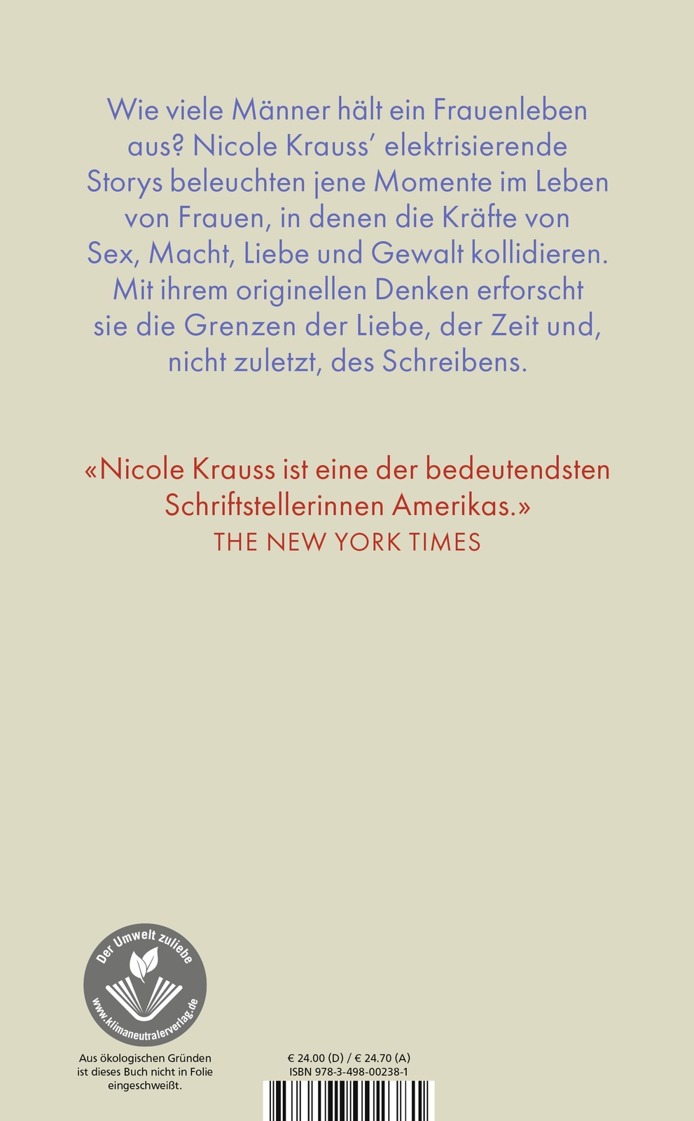 Thumbnail - Ein Mann Sein Nicole Krauss