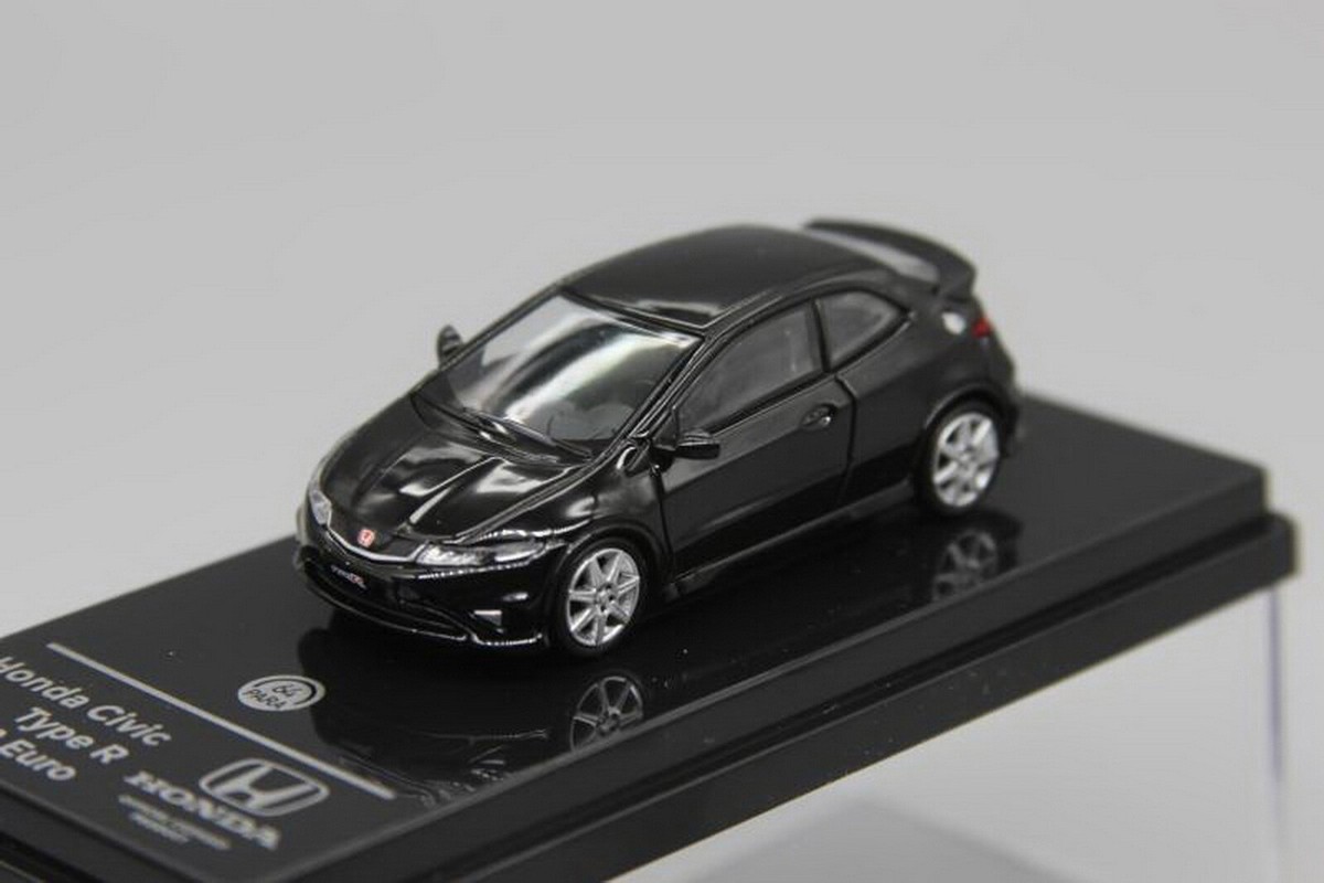 PARA 1/64 Scale Honda CIVIC Type R FN2 2007 Black Diecast Car