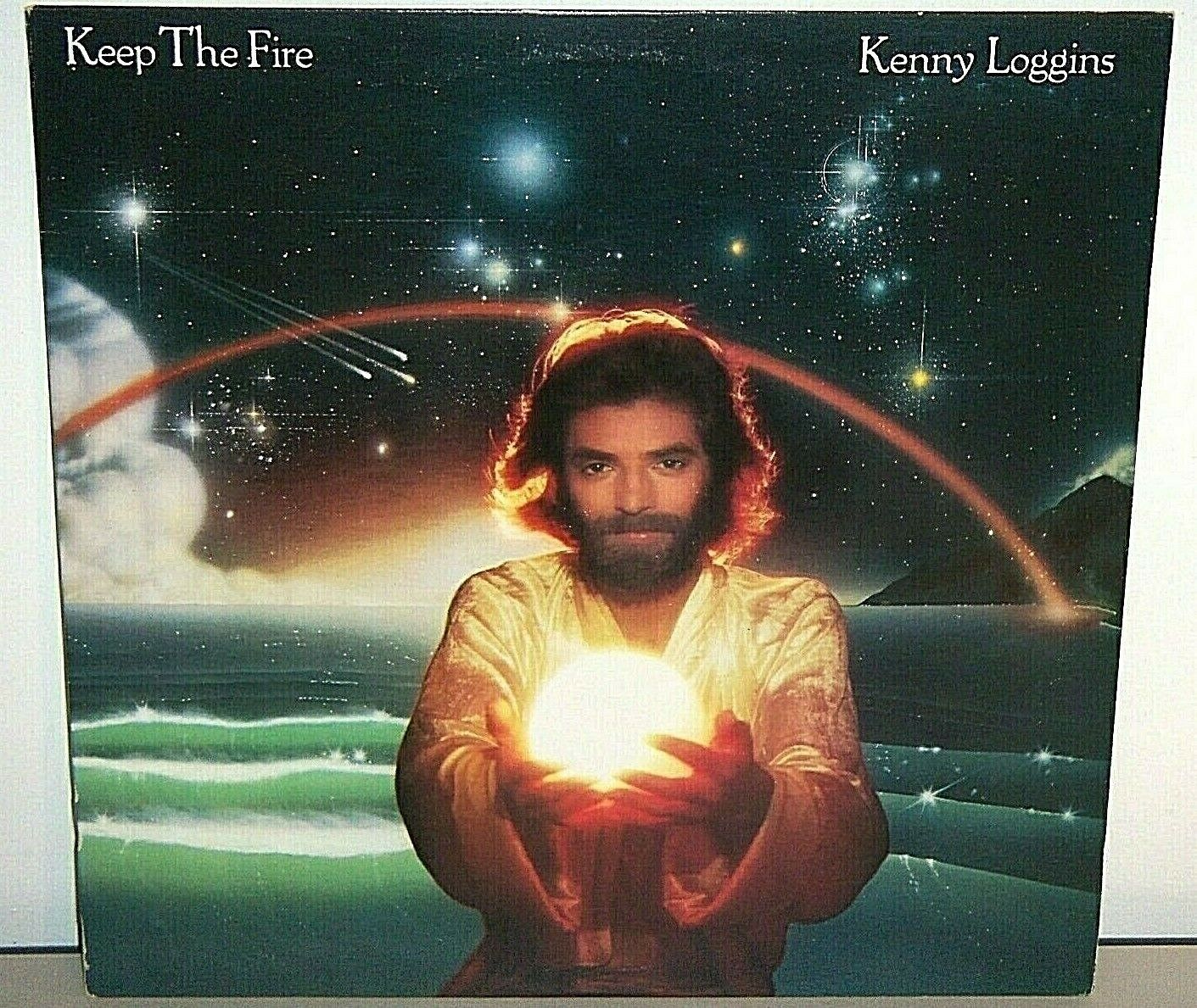 (WHITE LABEL DEMO) KENNY LOGGINS KEEP THE FIRE VINYL LP RECORD (1979) PROMO