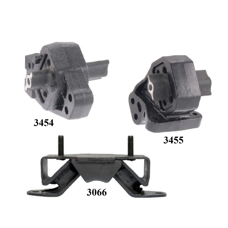 3 piezas montaje de motor y transmisión apto para Dodge Durango 2004-2006 4,7 L y 5,7 L 4x4 Foto 2 de 4