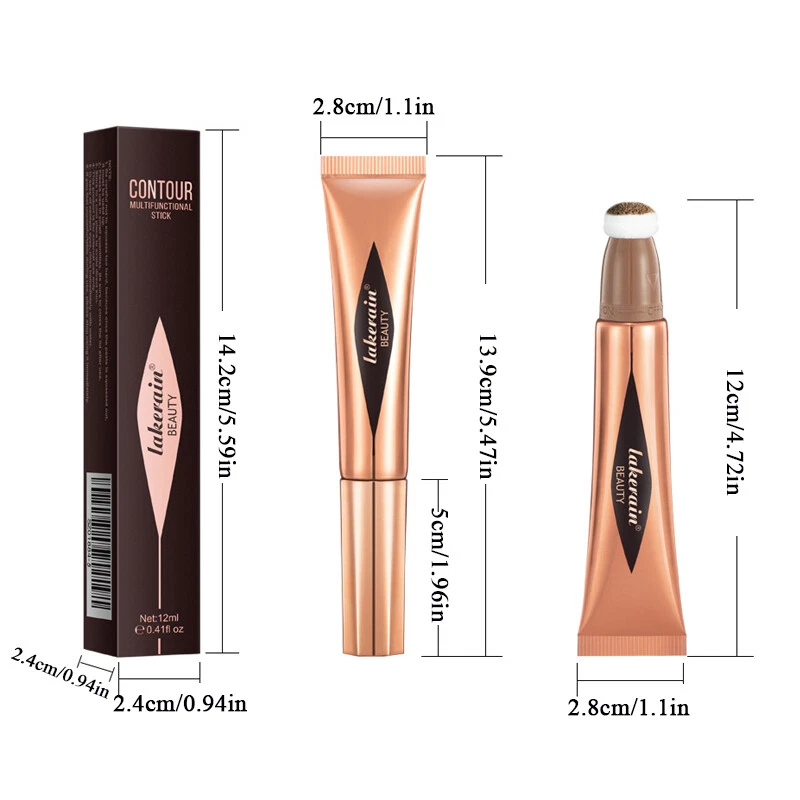 Liquid Blush Face Contour Cosmetic Sponge Brush Multi-use Silky Waterproo ∂ - Image 2 of 4