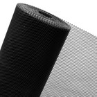 Zaun Gartenzaun Kunststoffzaun  Plastikzaun HaGa® in 2m Höhe schwarz