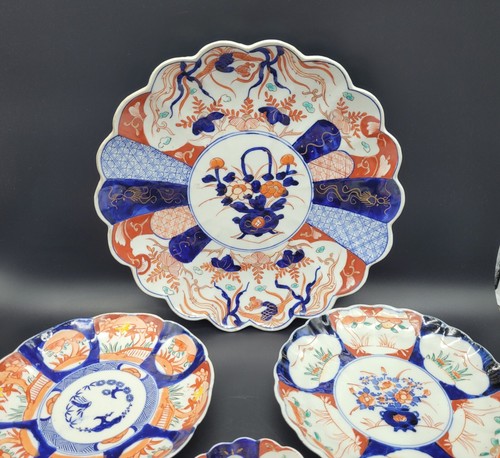 Antique Japanese IMARI Porcelain Collection 6 peices 19th century - Picture 2 of 11
