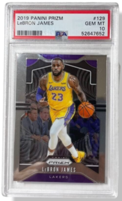 2019 Panini Prizm LEBRON JAMES Card #129 PSA 10 GEM MINT! | eBay 2019 PANINI PRIZM LeBron James 129 psa10