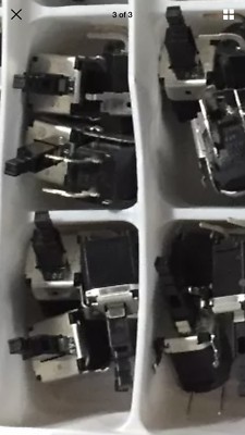 LOT OF 10 SPST 2 Terminals Push Button Power Switch 5A/80A 250V