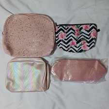 Lot of 4 Mixed Zipper Makeup  Cosmetic Bags - Ulta, Tarte