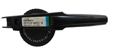 Dymo Office Mate II 1540 Embosser, Label Maker, Uses 3/8" and 1/2" Tape - Tested