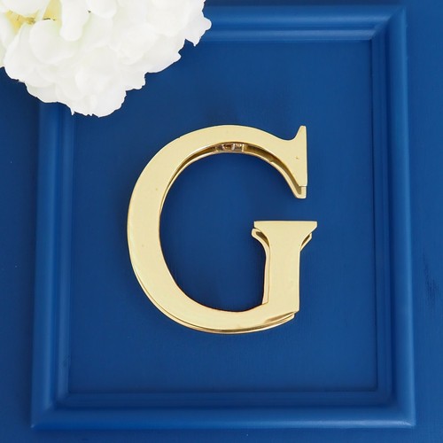Brass Door Knocker Monogram Initial A-Z Artisan Made House Warming Welcome Decor - Picture 41 of 138
