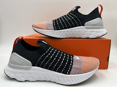 New Nike React Phantom Run FlyKnit 2 Running Shoes Men's Size 10 DQ7647-001 /A57