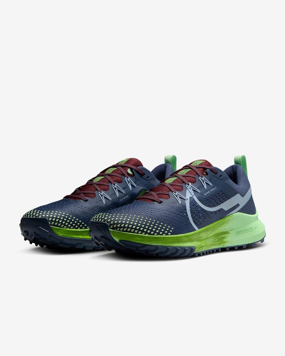 スパイク・シューズ NIKE AIR ZOOM PEGASUS TRAIL 4 Nike Pegasus Trail 4 Men's Blue-Green Trail Running Shoes Size 9.5