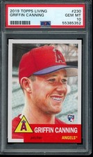 2019 Topps Living Set #230 Griffin Canning PSA 10 Gem Mint RC Rookie 55385352