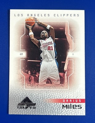 2001-02 Fleer Marquee Basketball Darius Miles Los Angeles Clippers #2