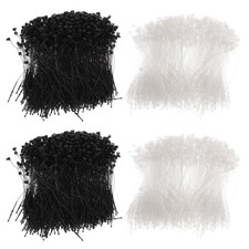 4000Pcs Reusable PP Tag Fasteners for Garment Snap Lock Strings Assorted Color