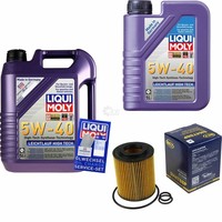 Inspektionskit Filter Liqui Moly ÖL 6L 5W-40 FüR Opel Astra J Caravan 1.7 Cdti