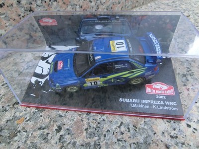 SUBARU IMPREZA WRC Rallye Monte Carlo 2002 #1 Mäkinen lindström  1:43 IXO Rally