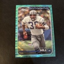 2024 Topps Chrome - Calvin Hill #41 Aqua Sonar Refractor /199