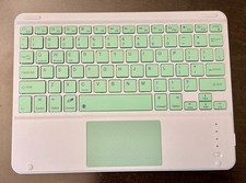 Touchpad Bluetooth Keyboard For Smart Phone PC iPad Mac Rechargeable Ultra-thin