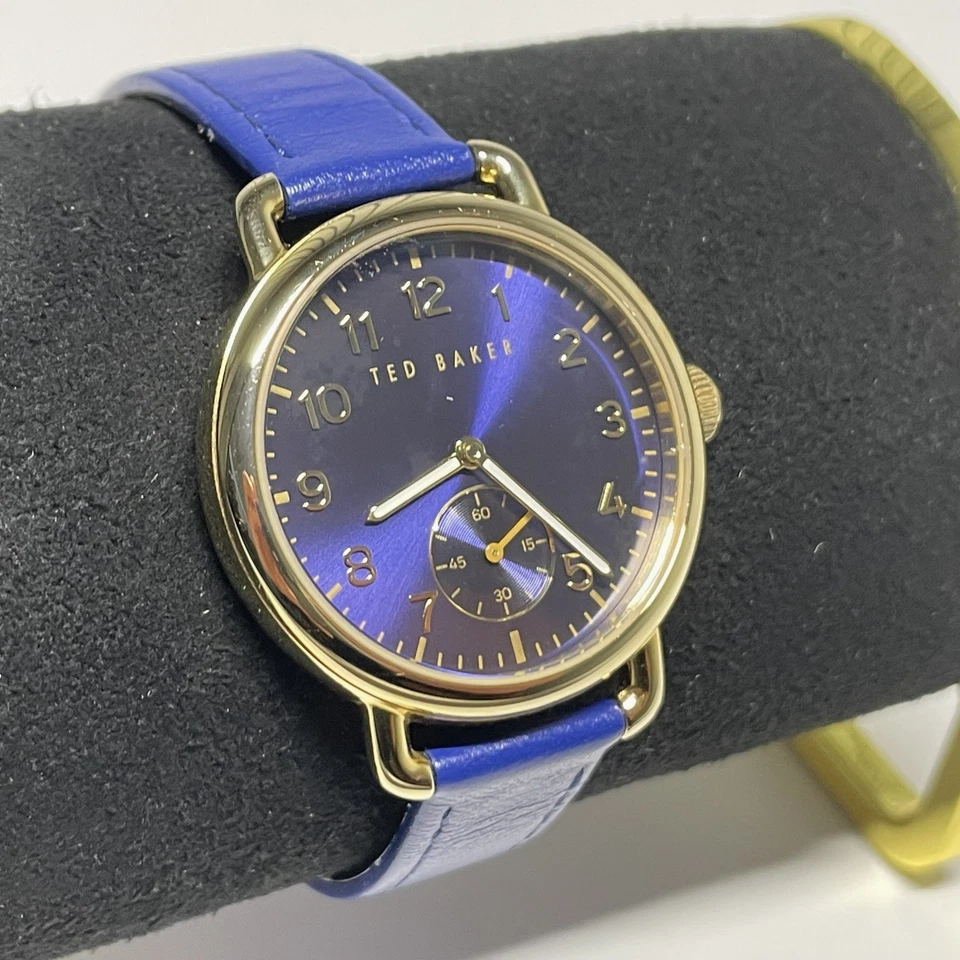 TED BAKER Ladies Hannahh Leather Strap Gold Watch (BKPHHF904) - Used - image 2 of 4