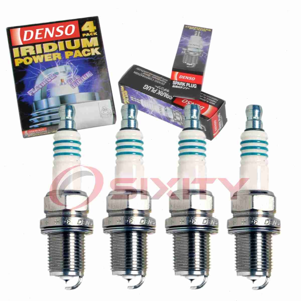 4 pc Denso Iridium Power Spark Plugs for 1990-1996 Mitsubishi Eclipse 2.0L ma