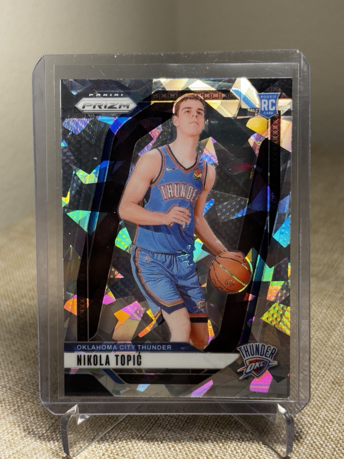2024-25 Panini Prizm - Nikola Topic #230 Ice Prizm (RC)