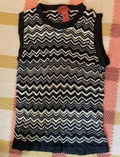 Missoni for Target Zigzag Chevron Sleeveless Blouse Top XS