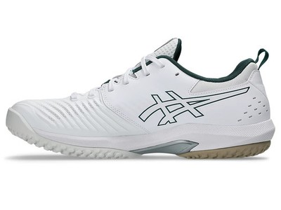 Asics Tennis Shoes PRESTIGE NEO OC WIDE White/Pure Silver 1043A029