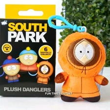 South Park Plush Danglers Kenny MYSTERY Backpack Clip Keychain Collectibles