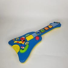 Tyco Sesame Street Elmo's Rock Roll Guitar 1998 Lights Music Works Vtg
